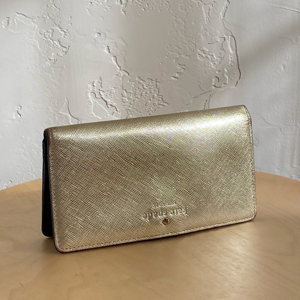 Kate Spade Gold Wallet